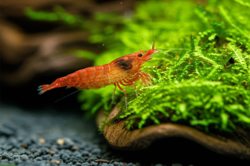 Generate a high-quality, relevant image prompt for an article about: Are Nitrates Bad For Shrimp? Pr