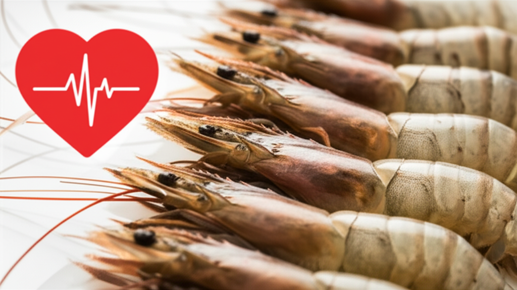 Generate a high-quality, relevant image prompt for an article about: Are Shrimp Bad For Your Heart?