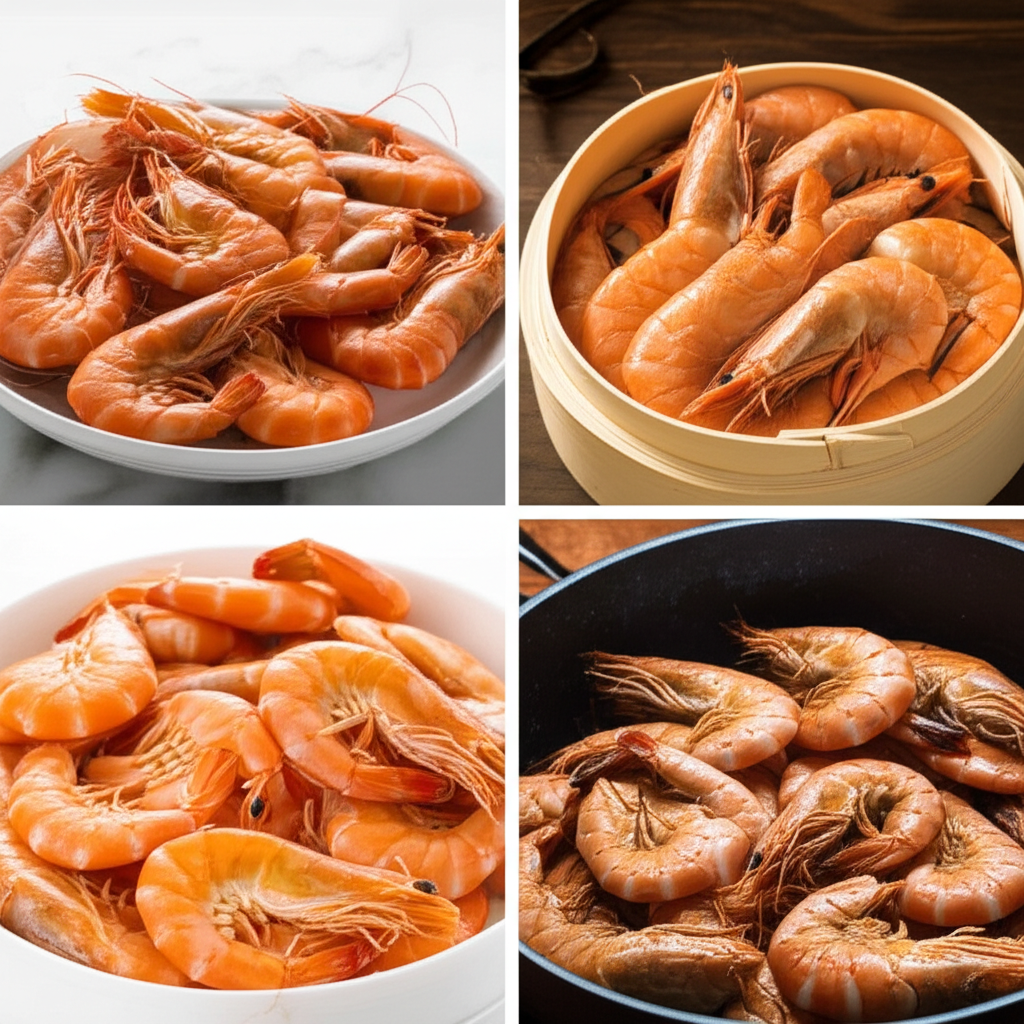 Generate a high-quality, relevant image prompt for an article about: Are Shrimp Better Steamed Or Bo