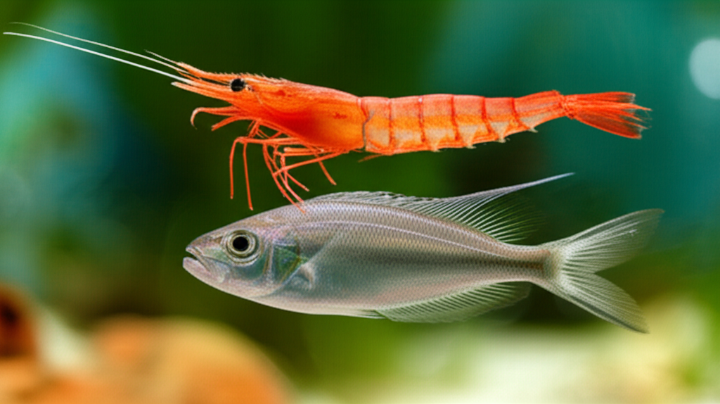 Generate a high-quality, relevant image prompt for an article about: Are Shrimp Considered Fish? Pro