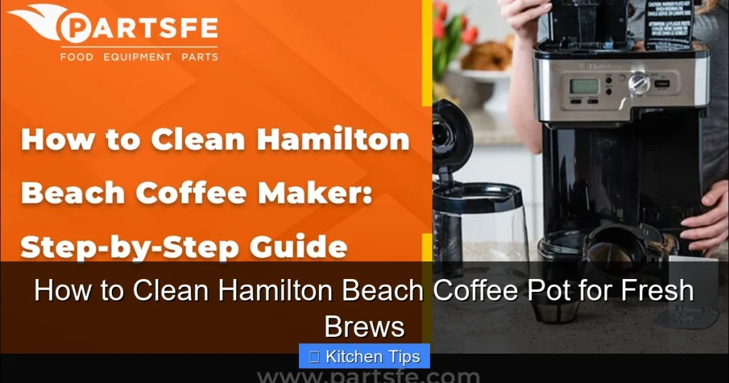 How to Clean Hamilton Beach Coffee Pot for Fresh Brews