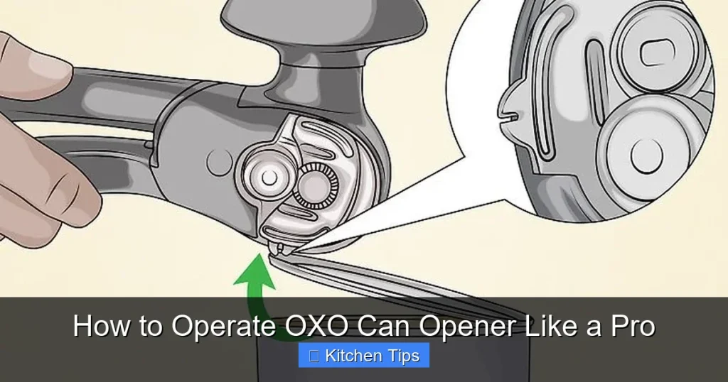 How to Operate OXO Can Opener Like a Pro