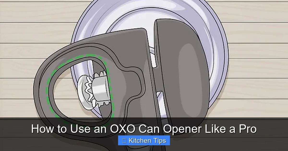 How to Use an OXO Can Opener Like a Pro