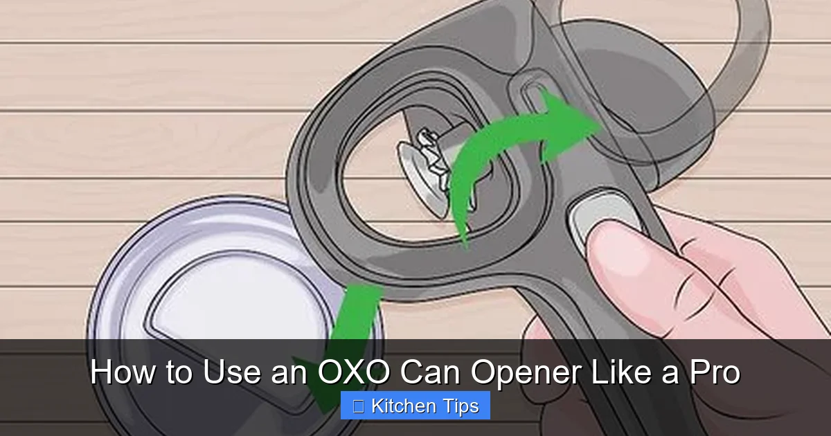 How to Use an OXO Can Opener Like a Pro