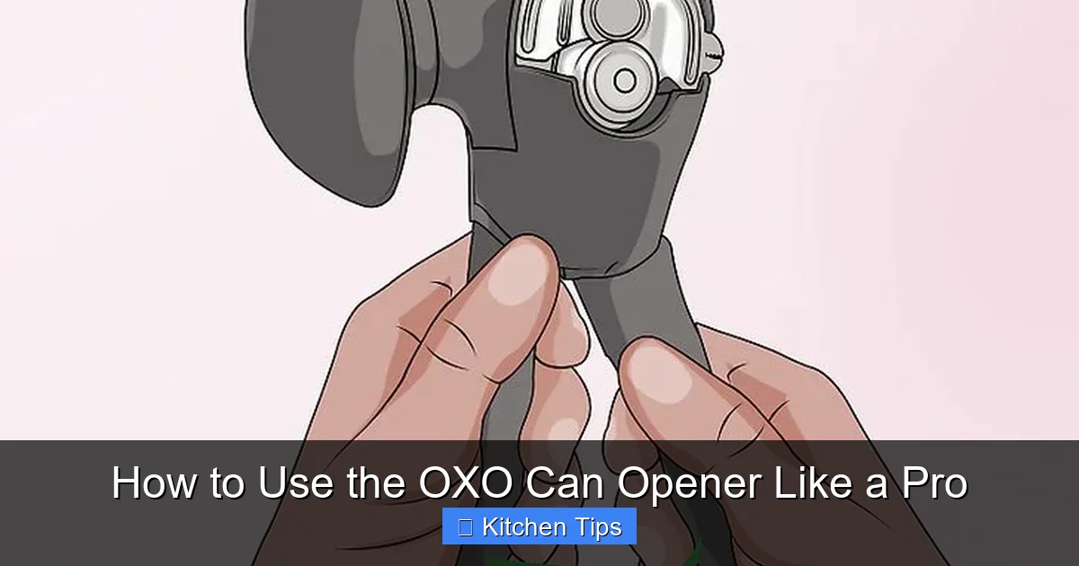 How to Use the OXO Can Opener Like a Pro