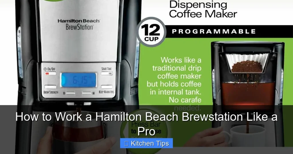 How to Work a Hamilton Beach Brewstation Like a Pro