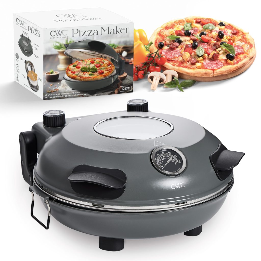 Cook With Color Pizza Oven Review: Crispy Crust Countertop Maker with 800˚F Heat