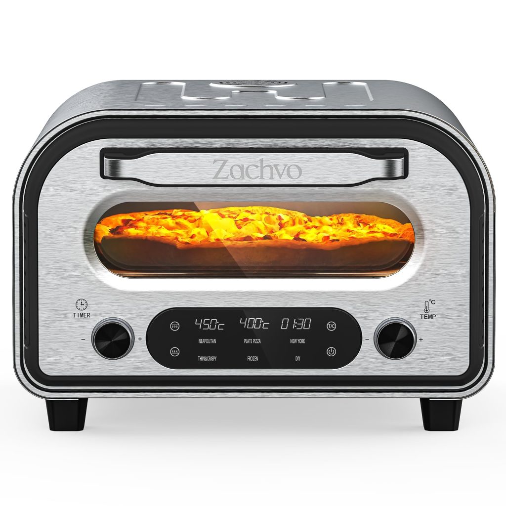 Pizza Oven Indoor Review: 850°F Electric Countertop Oven for 12” Pizzas in 90 Se