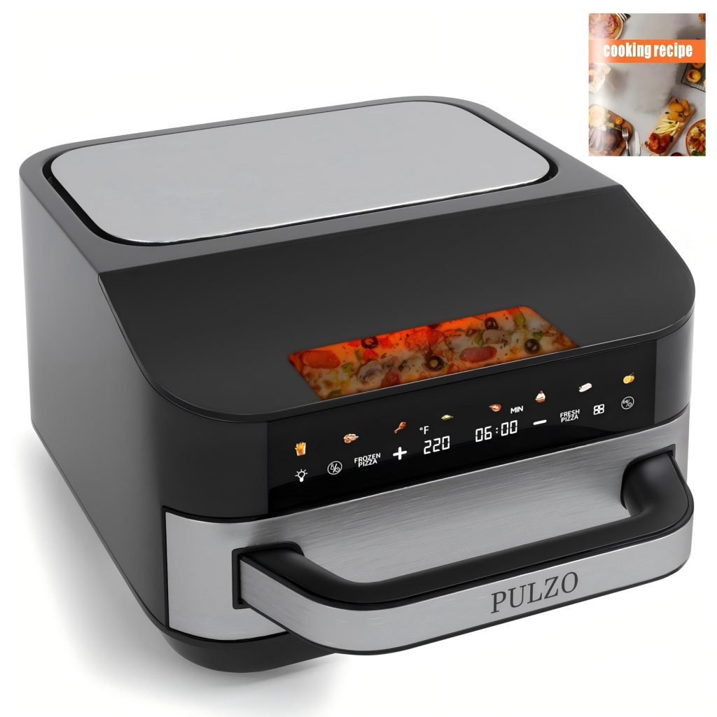 PULZO 7.4 Qt Digital Air Fryer Review: Large Family Airfryer with 13″ Pizza & De