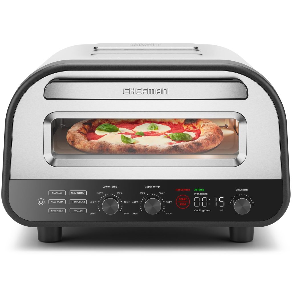 CHEFMAN Indoor Pizza Oven Review: Fast 12-Inch Pizzas in Minutes at 800°F