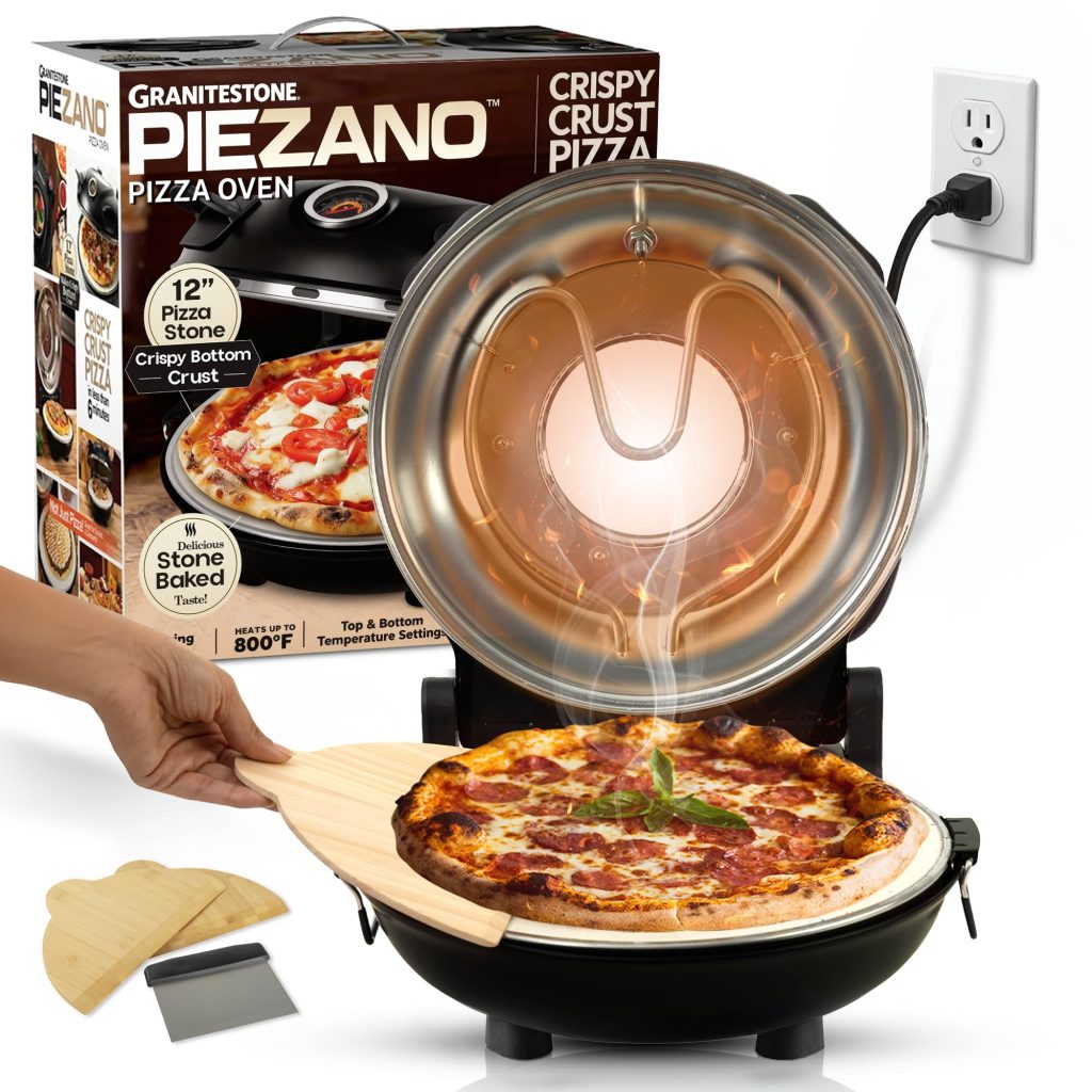 PIEZANO Crispy Crust Pizza Oven Review: Best 12-Inch Countertop Oven for Pizzeri