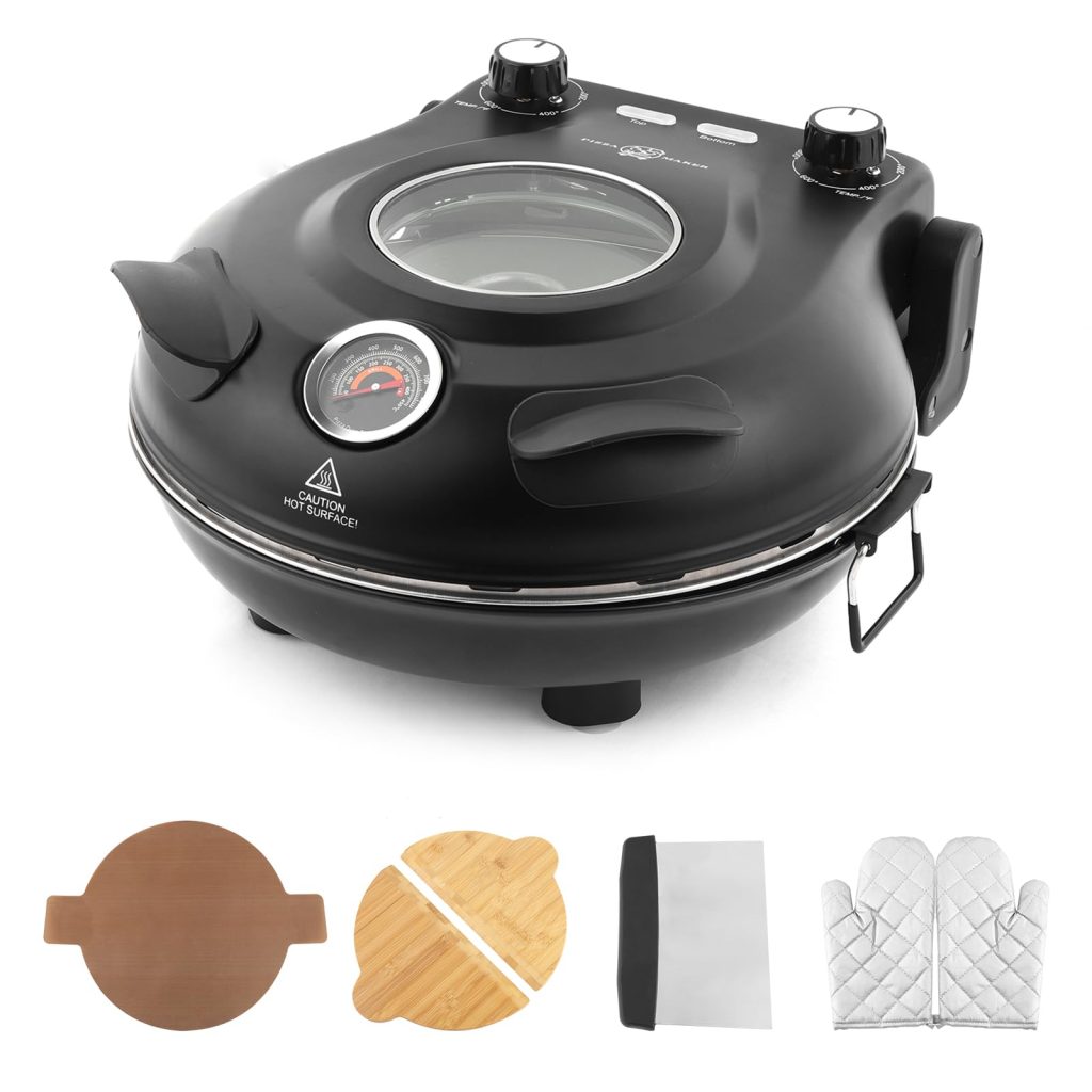 KLAIF 12″ Electric Pizza Oven Review: Perfect Indoor Baking with Ceramic Stone