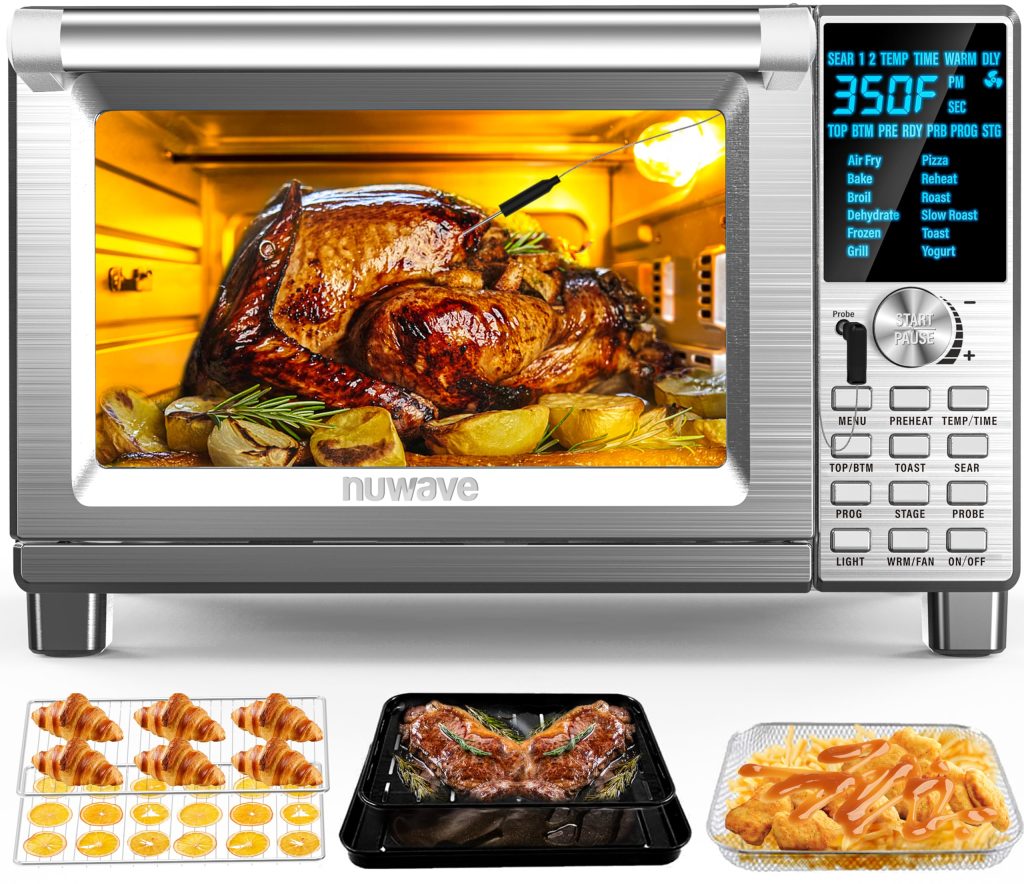 Nuwave Bravo Air Fryer Toaster Smart Oven Review: 12-in-1 XL Countertop Convecti