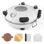 KLAIF 12″ Electric Pizza Oven Review: Fast Heating Ceramic Stone & Dual Temp Con