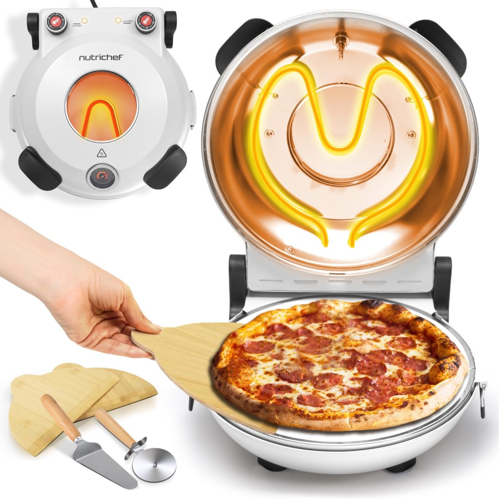 NutriChef Electric Pizza Oven Review: Fast 800°F Countertop Pizza Maker