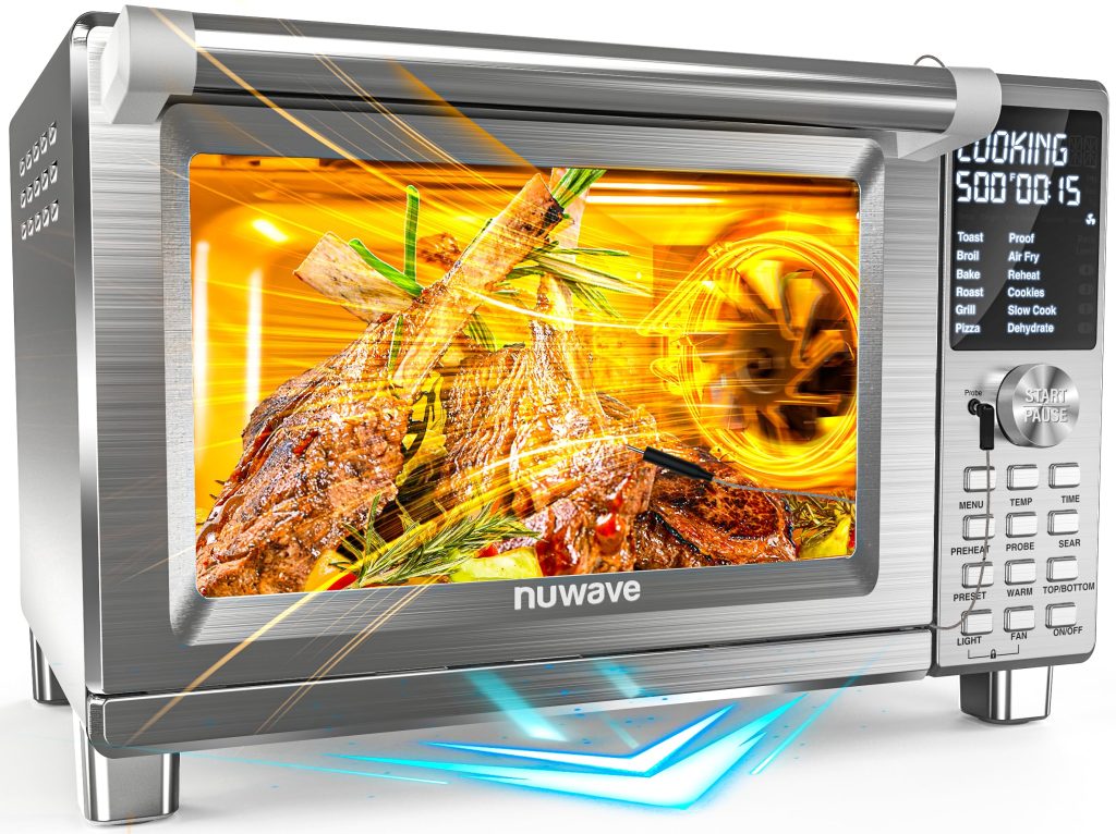 Nuwave Bravo XL Pro Air Fryer Toaster Oven Review: 35% Crispier, 2X Even Cooking