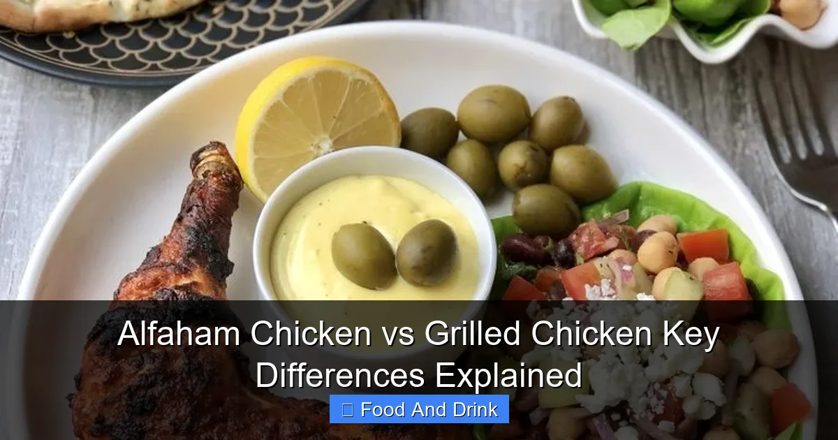 Alfaham Chicken vs Grilled Chicken Key Differences Explained