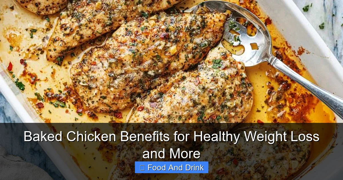 Baked Chicken Benefits for Healthy Weight Loss and More