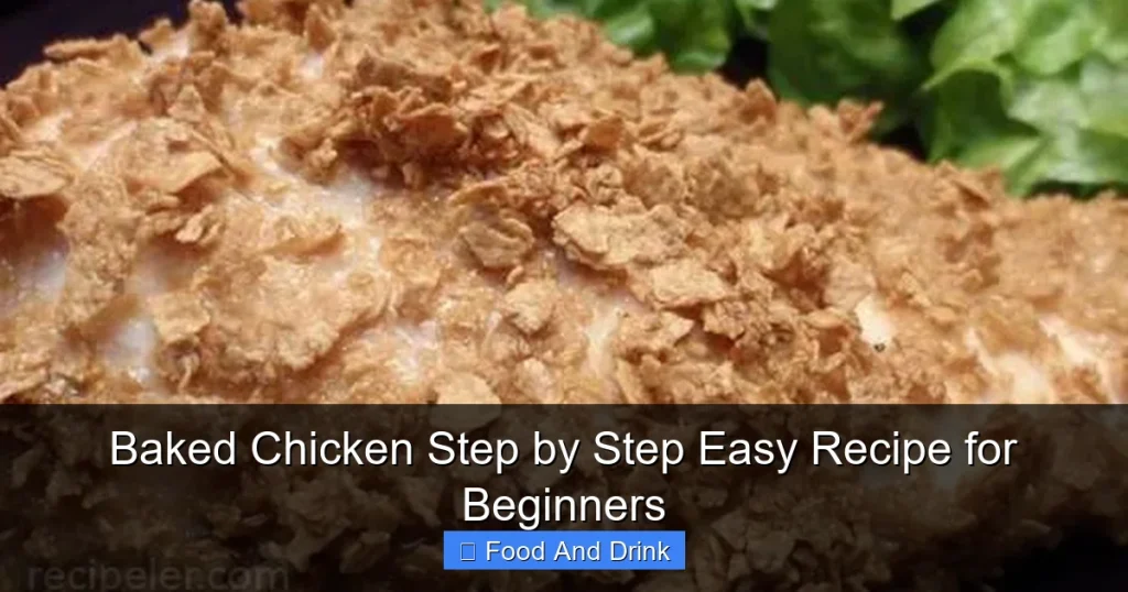 Baked Chicken Step by Step Easy Recipe for Beginners