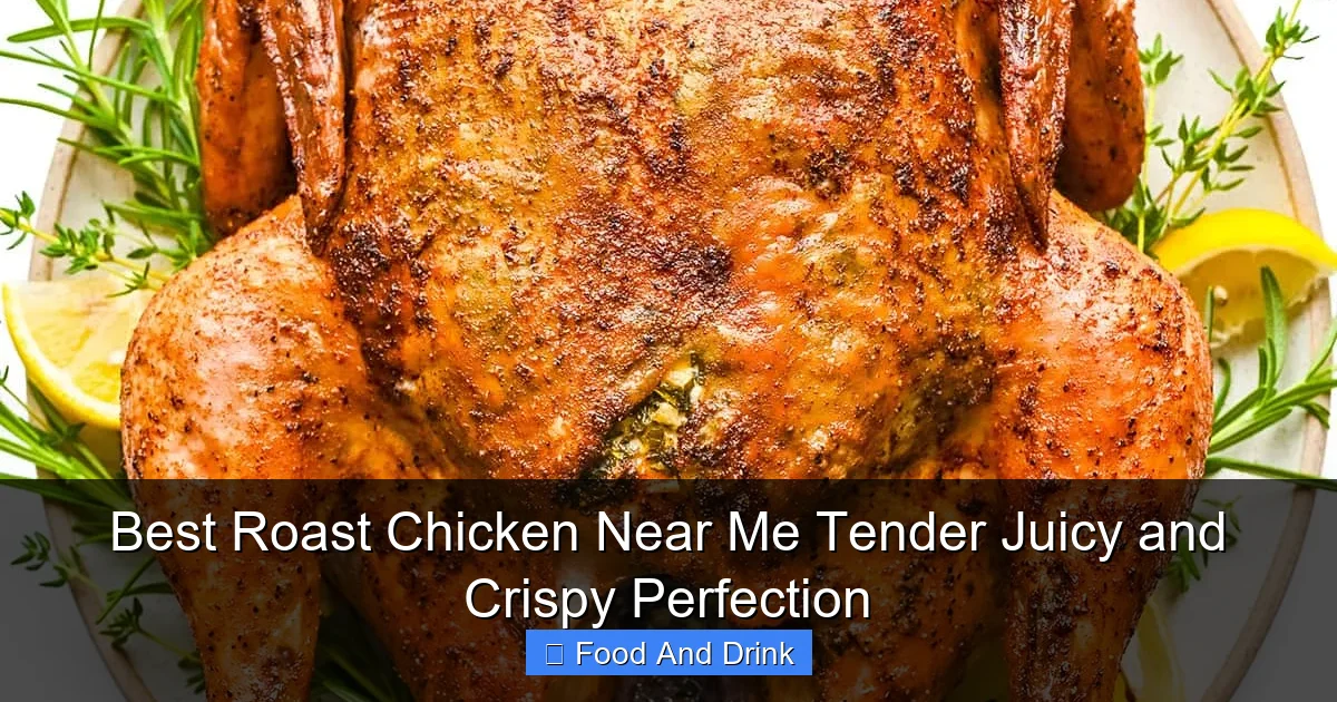 Best Roast Chicken Near Me Tender Juicy and Crispy Perfection