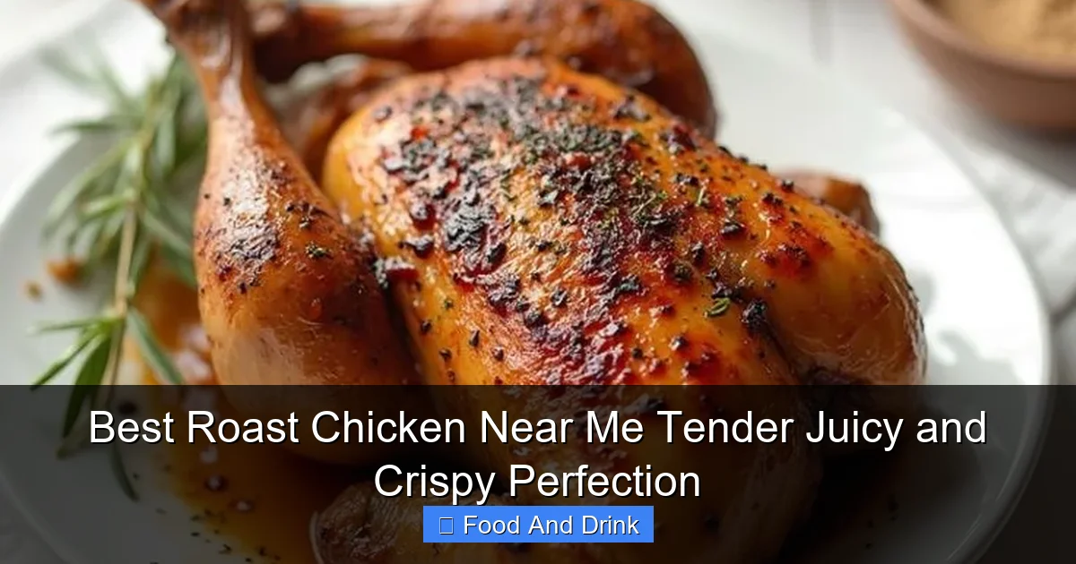 Best Roast Chicken Near Me Tender Juicy and Crispy Perfection