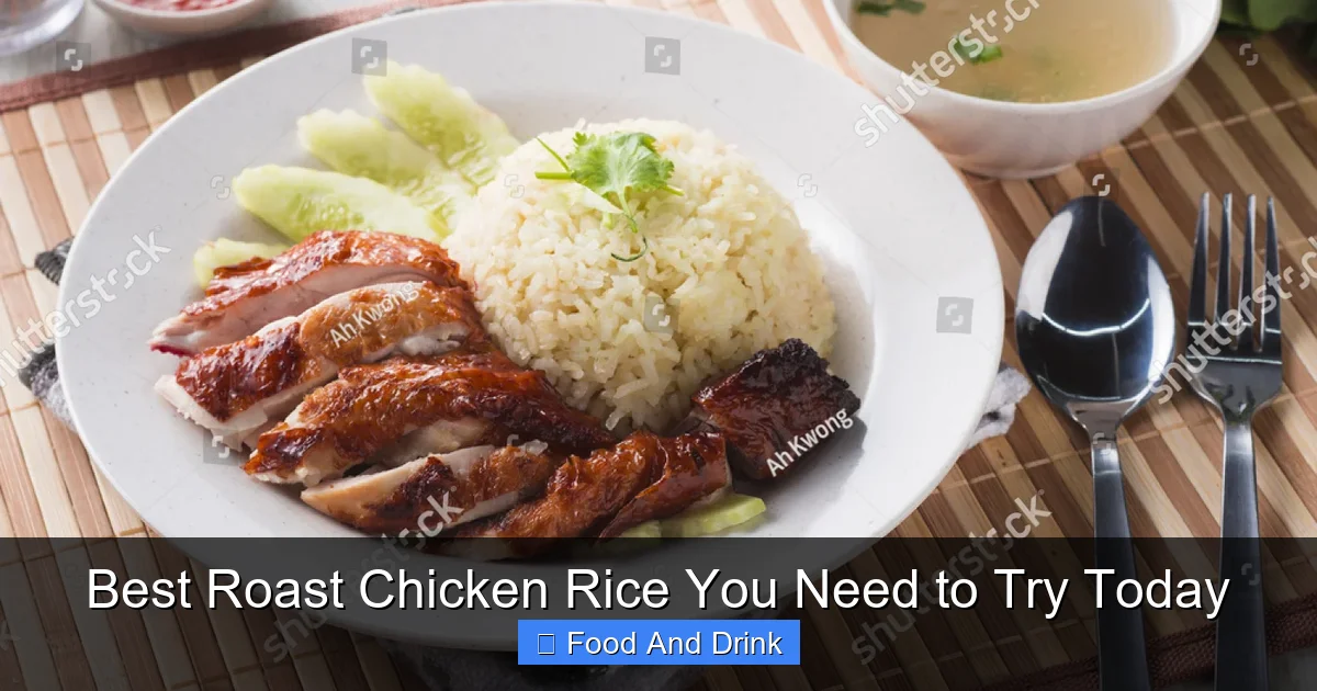 Righteous Chicken Rice Best Roast Chicken Rice You Need to Try Today | Luna's Kitchen Tips
