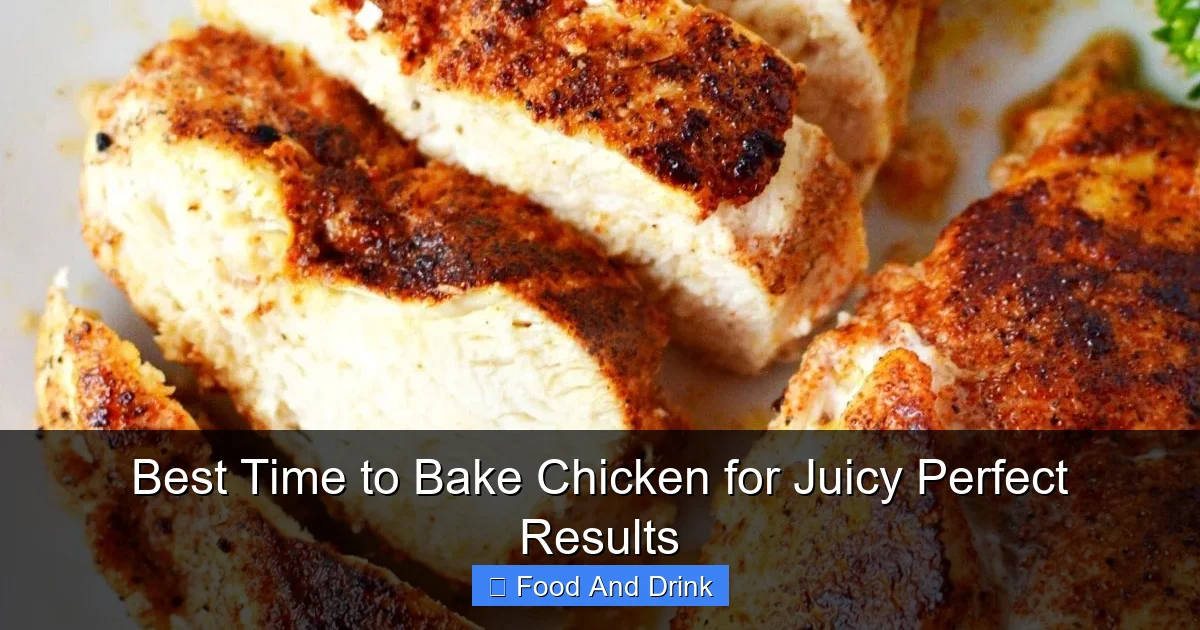 Best Time to Bake Chicken for Juicy Perfect Results