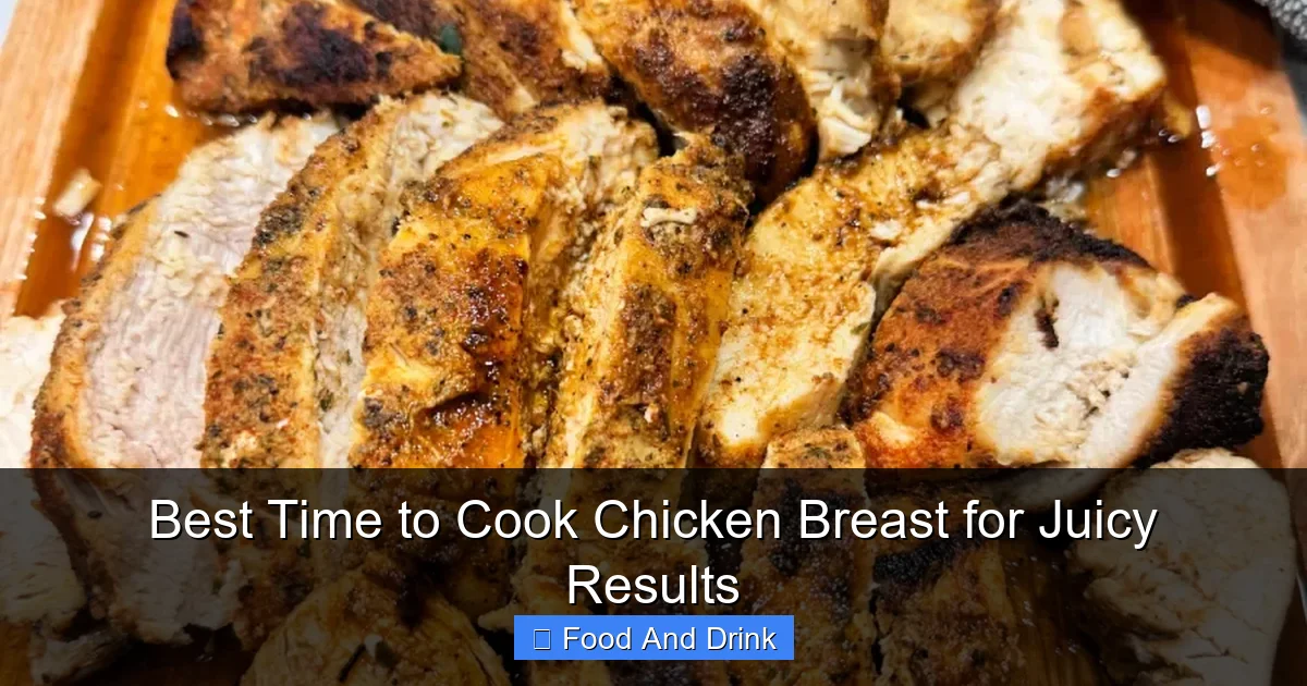 Best Time to Cook Chicken Breast for Juicy Results