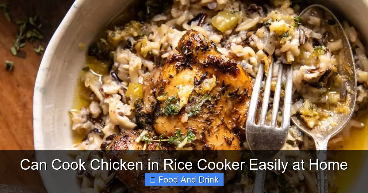 Can Cook Chicken in Rice Cooker Easily at Home
