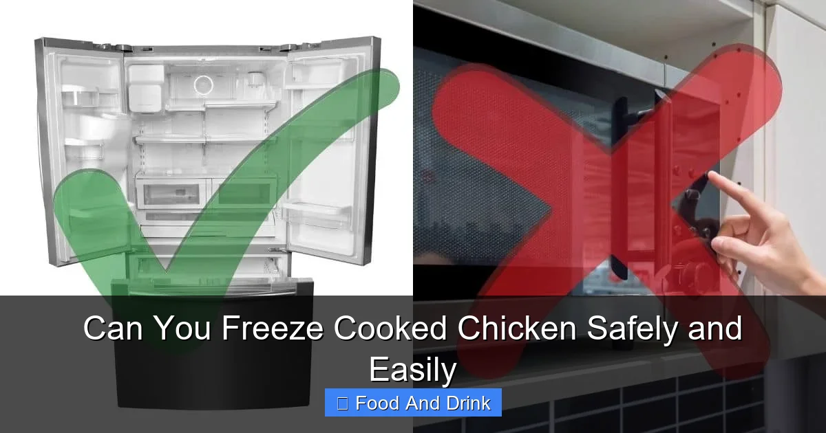Can You Freeze Cooked Chicken Safely and Easily