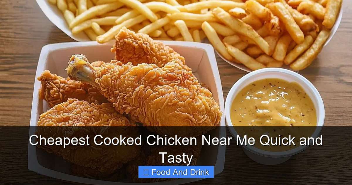 Cheapest Cooked Chicken Near Me Quick and Tasty