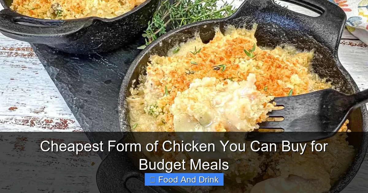 Cheapest Form of Chicken You Can Buy for Budget Meals
