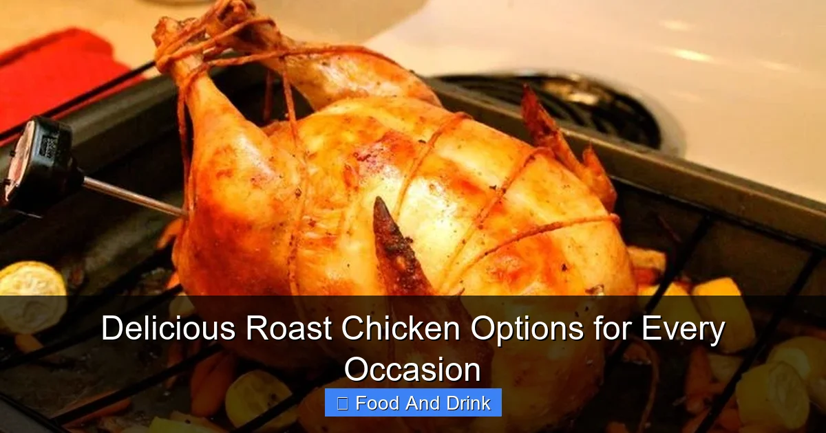 Delicious Roast Chicken Options for Every Occasion