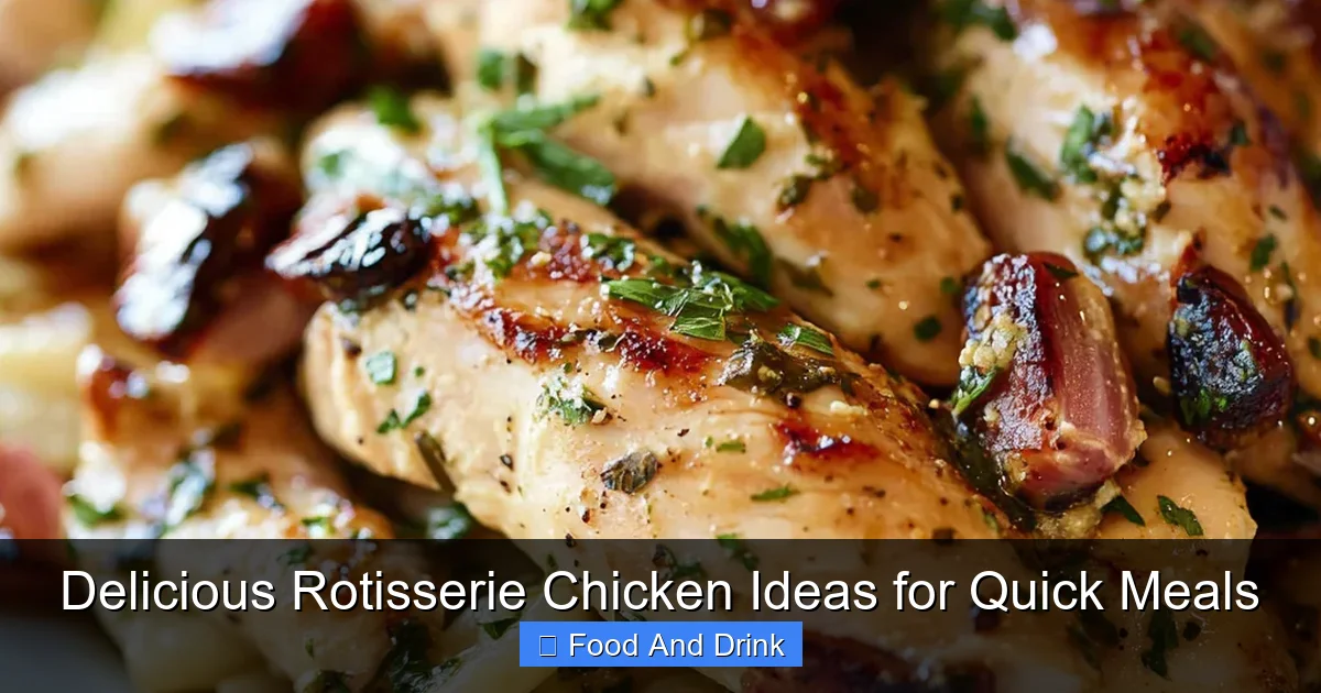Delicious Rotisserie Chicken Ideas for Quick Meals