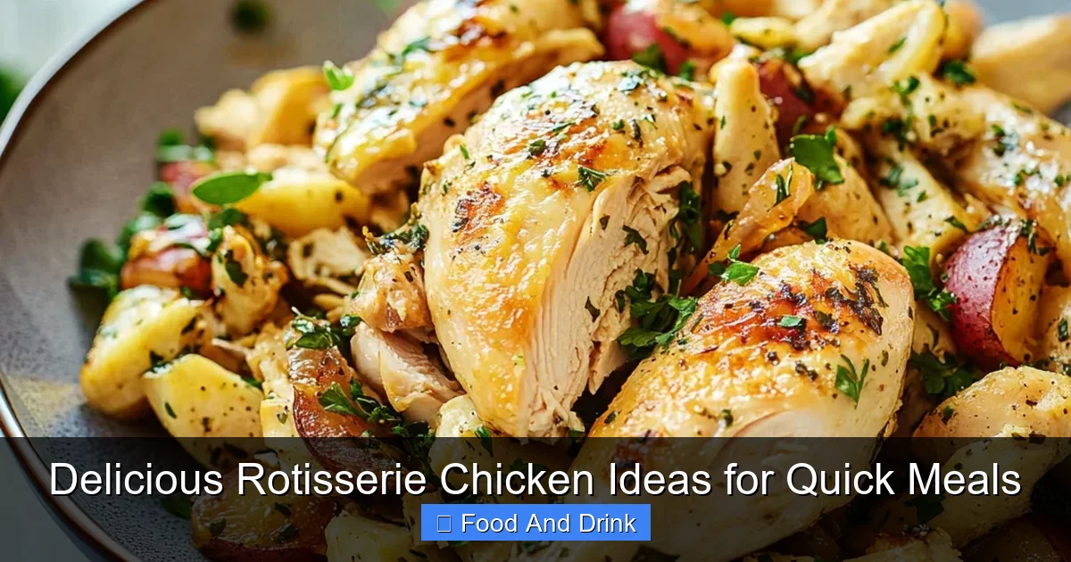 Delicious Rotisserie Chicken Ideas for Quick Meals