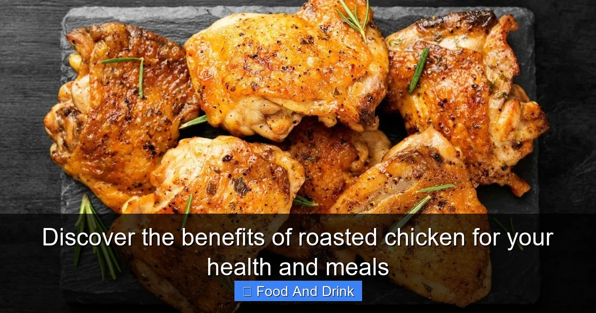 Discover the benefits of roasted chicken for your health and meals