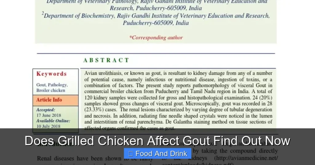 Does Grilled Chicken Affect Gout Find Out Now