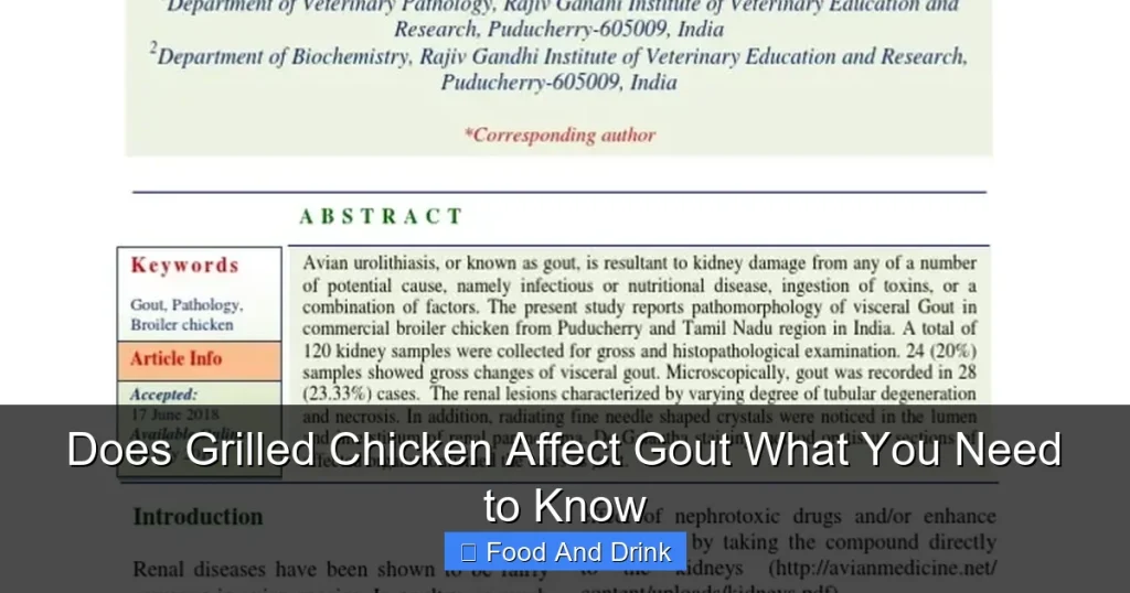 Does Grilled Chicken Affect Gout What You Need to Know