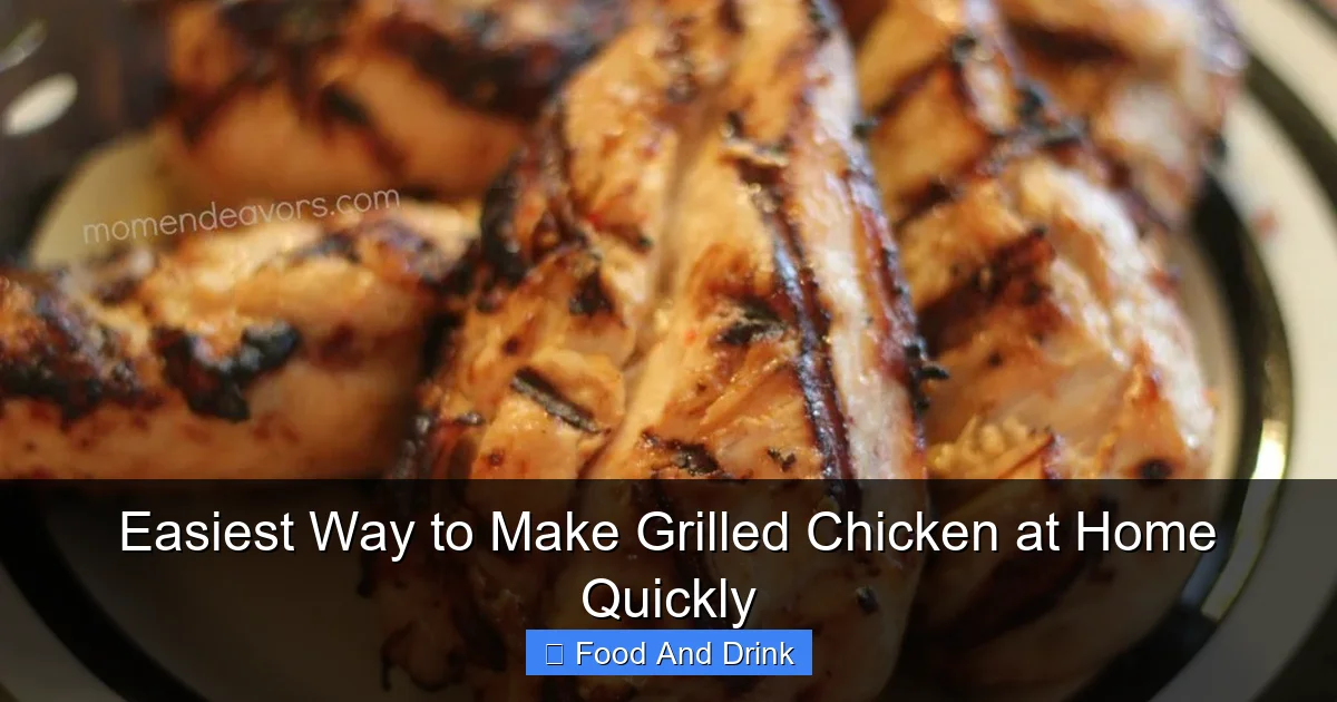 Easiest Way to Make Grilled Chicken at Home Quickly
