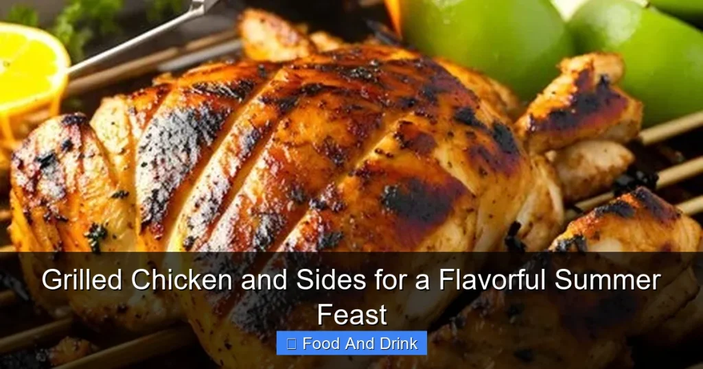 Grilled Chicken and Sides for a Flavorful Summer Feast