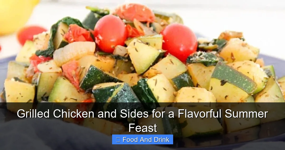 Grilled Chicken and Sides for a Flavorful Summer Feast