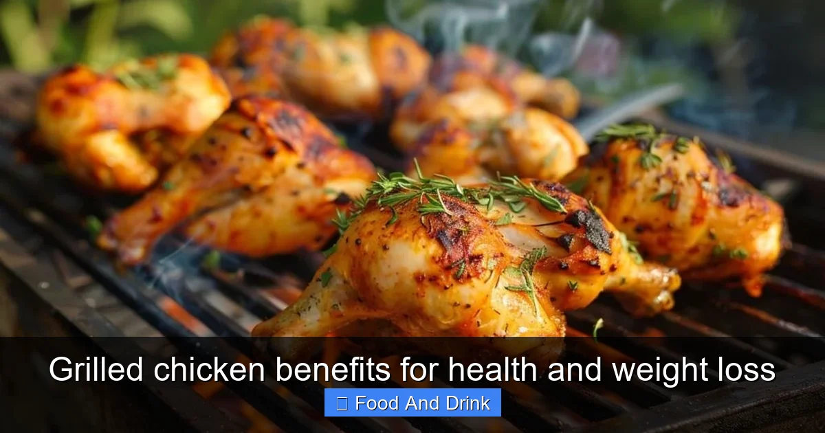 Grilled chicken benefits for health and weight loss