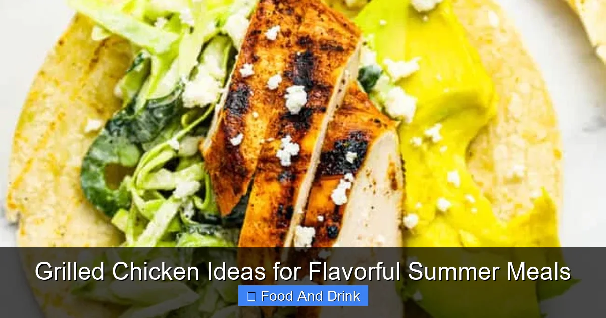 Grilled Chicken Ideas for Flavorful Summer Meals
