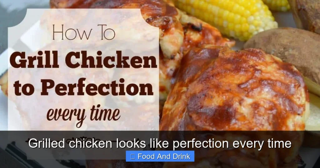 Grilled chicken looks like perfection every time