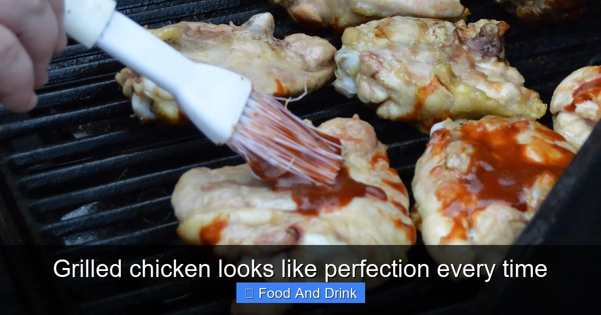 Grilled chicken looks like perfection every time