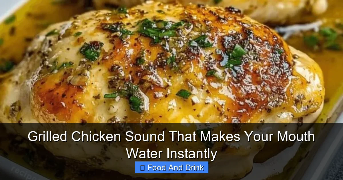 Grilled Chicken Sound That Makes Your Mouth Water Instantly