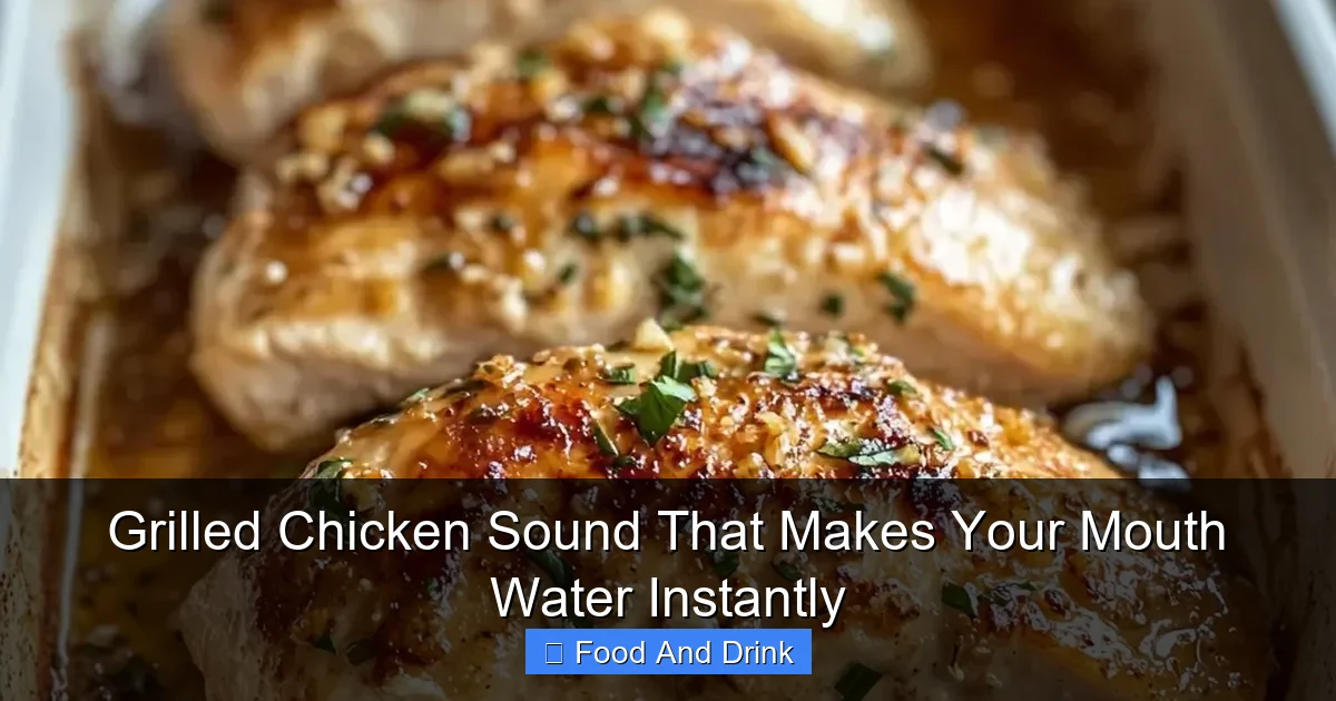 Grilled Chicken Sound That Makes Your Mouth Water Instantly