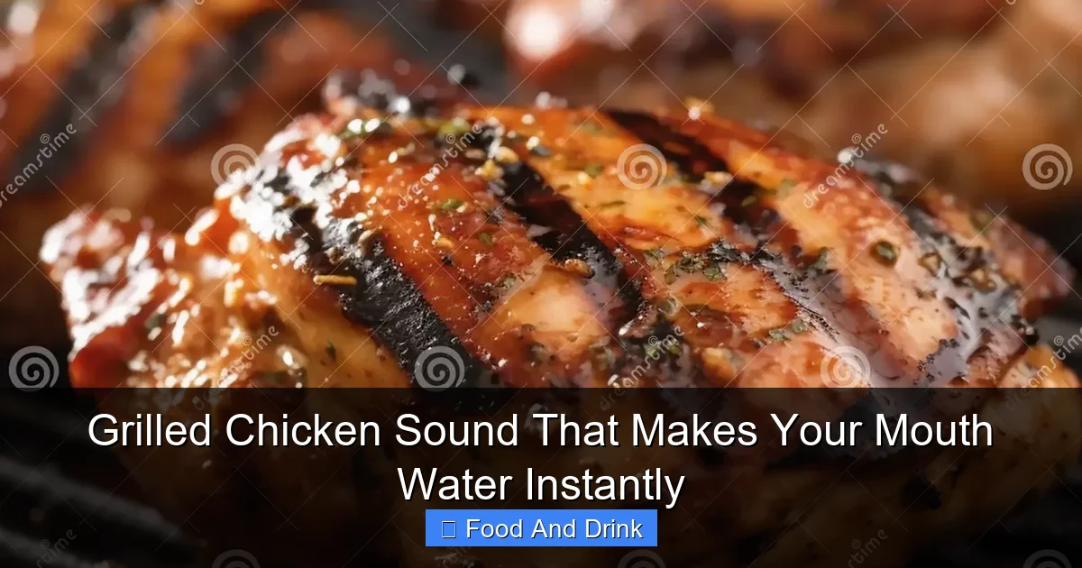 Grilled Chicken Sound That Makes Your Mouth Water Instantly