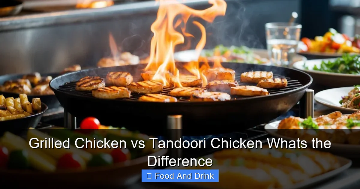 Grilled Chicken vs Tandoori Chicken Whats the Difference