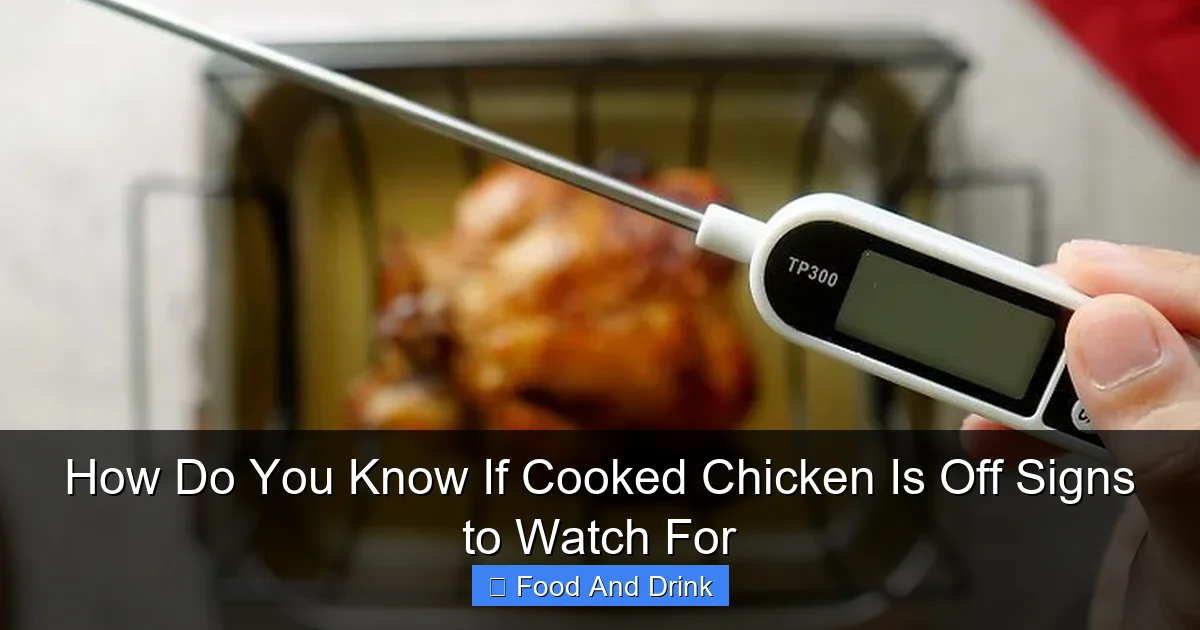 How Do You Know If Cooked Chicken Is Off Signs to Watch For